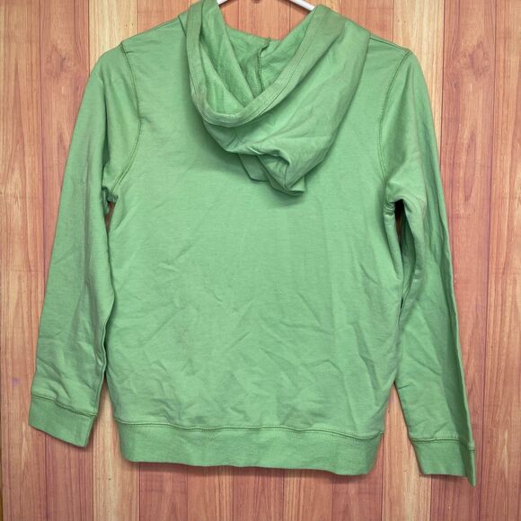 Peek Hoodie Zip Up Patchwork Green Heart Long Sleeve Embroidery Flowers Size 12 - Picture 2 of 7